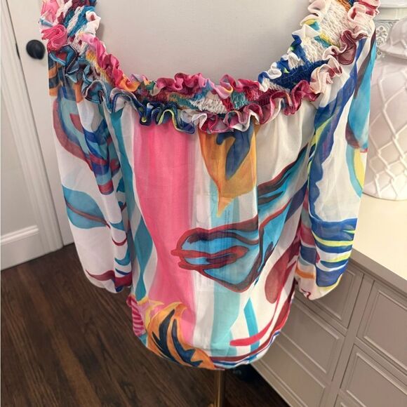 NWT PatBo FLORA OFF-THE-SHOULDER TOP size Small-W14 - Picture 4 of 6